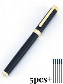 [Customized] High Quality Business Office Ball Pen Set In Gift Box, Includes 2 Refills, Daily Writing, Signing, Gifting For Father's Day, Thanksgiving, Christmas, Birthday, Friends, Relatives, Leaders, Colleagues Back To School