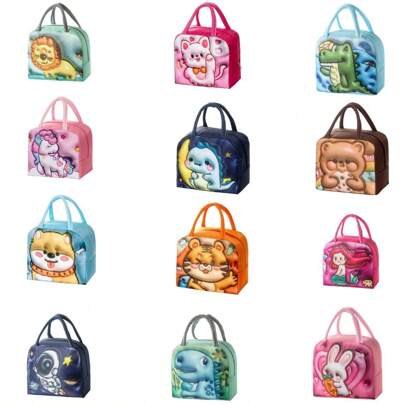 Lonchera Térmica Infantil Bolsa Almuerzo De Niños Niñas