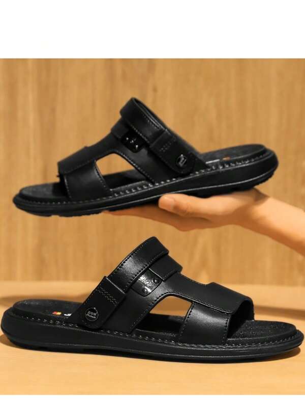 Sandálias masculinas para atividades ao ar livre, leves, casuais, respiráveis, chinelos, sandálias de alto nível para praia, caminhadas, viagens