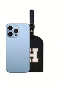 A-Z Initial Luggage Tag, TSA Approved Suitcase Tag With Privacy Cover And Name Card, Suitable For Backpacks, Travel Bags, Suitcases, Travel Essentials, Back To School, Fitness, School Supplies, Holiday Camping, Vacation Necessities, Vacation Accessories, Unisex. The A-Z Letters Make An Ideal Gift For Friends, Sisters And Mothers On Women's Day, Mother's Day. - Black - View 18