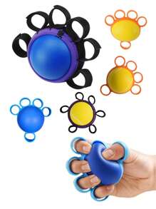 1 Pieza Bola para fortalecer la mano - Herramienta de ejercicio para los dedos, Pelota de apretón para fortalecer la mano y aliviar el estrés, Accesorios de gimnasio, Deporte, Gimnasio, Ejercicio en casa, Agarre de mano