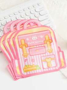 复活节兔子卡通手提珠宝袋 - 适合女孩和儿童的可爱防水拉链袋，便携式复活节礼物收纳袋（可爱的兔子设计） - 手提包裝袋 - 查看 2