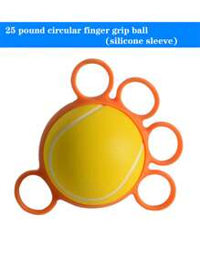 1 Pieza Bola para fortalecer la mano - Herramienta de ejercicio para los dedos, Pelota de apretón para fortalecer la mano y aliviar el estrés, Accesorios de gimnasio, Deporte, Gimnasio, Ejercicio en casa, Agarre de mano