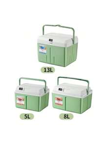 5L/8L/13L Quart Camping Cooler - Hard Ice Retention Cooler Lunch Box - Portable Small Insulated Cooler, Sportsman, Latitude, Outdoor, Camping, Leisure, Fishing, Green