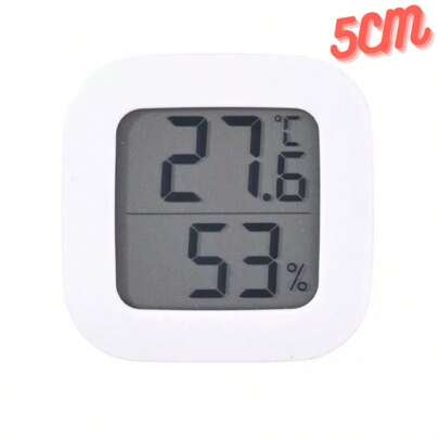 Termômetro Higrômetro 5Cm Umidade Do Ar Tela LCD Portátil Multifuncional Geladeira Armário Cozinha