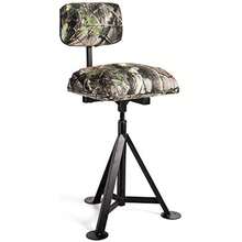 Swivel Hunting Chair Folding 360° Rotatable Camo Hunting Seat Adjustable Blind Stool Chair With Backrest For Hunting Camping Outdoor Activities - Camouflage1 - View 2