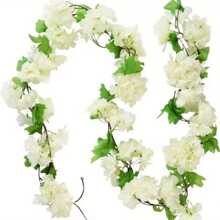 4 piezas de vid artificial de flores de cerezo, corona colgante de flores de seda, decoración del hogar para boda, fiesta, dormitorio, aniversario, cumpleaños, vacaciones, graduación