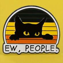 1 件独特锌合金创意珐琅徽章胸针，男女皆宜 - 适合背包、帽子和夹克的时尚配饰别针 - 送给朋友和家人的完美生日礼物 - 1個 - 查看 12