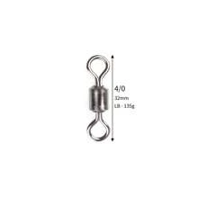 250pcs/Box 5 Sizes Fishing Swivel Snap Clips, American Style Swivels Connectors Fishing Tackle Accessories - Multicolor - View 11