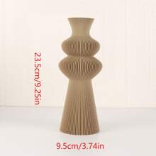 1 Modern Minimalist Plastic Vase, Suitable For Living Room, Study, Office Or Showroom - Creative Vase, Perfect For Flower Arrangement, Adding A Touch Of Elegance To Any Space Gifts Birthday Graduation Home Decor Back To School Room Decor School Supplies Flower Vase Glass Vase