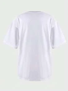 Camiseta de manga corta deportiva de corte slim personalizable para mujer - elige entre gráficos temáticos divertidos y agrega tu texto personalizado para un diseño impreso totalmente personalizado, elegante y cómodo