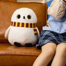 Miniso 1个哈利波特海德薇毛绒娃娃，14英寸围巾款，可爱大眼睛，毛绒玩具，生日/节日/毕业礼物 - 彩色 - 查看 4