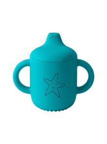 PopLittleOne 1PC硅胶婴儿吸管杯卡通图案婴儿杯子便携式婴儿水瓶固体婴儿餐具防漏婴儿奶瓶