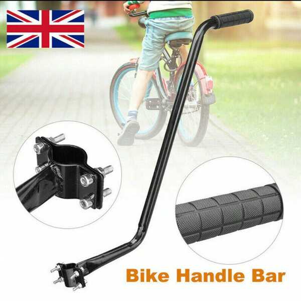 Bike Parent Handle Grab Safety Pole Bicycle Steerer Control Learn Auxiliary Tools