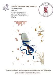 Paquete De Jabones En Forma De Paleta Cada Pieza Incluye Empaque, Aroma, Color Y Etiqueta Personalizada, Listas Para Regalar, Ideal Para Recuerdo. - Multicolor - Ver 3