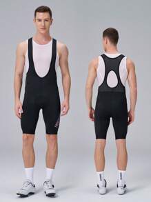 Men's Cycling Bib Shorts 4D Padded Breathable Road Bike Cycling Bibs Biking Bicycle Gel Long Travel
