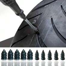 10pcs Tire Repair Plugs, Tubeless Tire Repair Kit For Motorcycles, Electric Bikes, Universal Tire Puncture Repair Tools, Fast Puncture Fix Without Damage - one-size - View 5