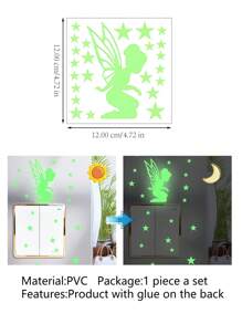 Hình dán tường phát sáng trong bóng tối, Hình dán công tắc phát sáng, Hình dán tường PVC, Quà tặng sinh nhật và tốt nghiệp, Trang trí phòng, Trang trí nhà cửa, Trang trí tường, Trang trí phòng tắm, Trang trí phòng ngủ, Đồ dùng trang trí phòng, Trang trí phòng khách, Trang trí nhà, Trang trí nhà cửa, Giấy dán tường phòng khách, Hình dán tùy chỉnh - màu xanh lá - Xem 6