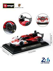 Burago Bburago 1:43 Porsche 963 #5 24h LeMans 2023 Cameron, Christensen, Makowiecki Racing Model Car Modelo Presente de Natal