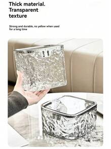 1 件迷你迷人低调卧室咖啡桌顶部迷你垃圾桶带加压创意存储 - 多色 - 查看 5