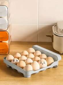 适用于冰箱的双层透明鸡蛋储存盒 - 防漏、防震塑料收纳盒，带滑动抽屉，可手洗 - 非常适合厨房柜台展示和新鲜鸡蛋保存，适用于冰箱的鸡蛋架