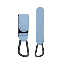 2 piezas de Clips multifuncionales y aleación de aluminio, Gancho para bicicleta eléctrica, motocicleta, cochecito, portátil y ajustable