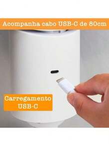 110cm Rotating Table And Floor Fan USB Portable Articulated With Rechargeable Battery - Bingo - 彩色 - 查看 3