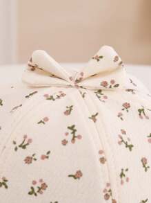 1 件装婴儿和幼儿女孩夏季碎花太阳帽，适合户外、旅行、防晒 - 嬰幼兒可調節漁夫帽 - 查看 5