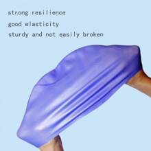 Silicone Swimming Cap, Ear Protective, Unisex Adult Fashionable Large Size Swim Cap, Beach Essentials, Beach Accessories, Pool Float - Multicolor - View 7