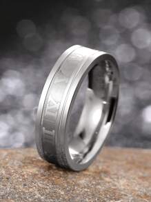 1 Pc Gorgeous Men's Stainless Steel Ring For Men Party Accessories Jewelry Gift