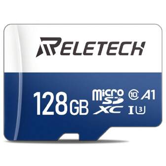  Reletech 高速 TF 卡 32G/64G/256G/512G/128G 大容量存储卡 | 高速 V30 相机 Micro SD 卡 | 超速读写+4K 高清录制 | 适用于无人机/GoPro/行车记录仪 | 兼容 Switch 游戏机 | 耐用、防水、防震