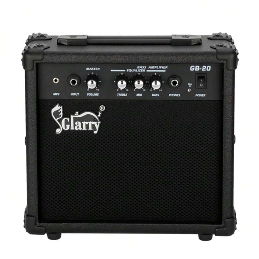 Glarry 20w Electric Bass Amplifier - Black - View 1