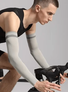 1 para letnich, zewnętrznych, chroniących przed słońcem rękawów, unisex do jazdy samochodem, wędkowania, jazdy na rowerze, uprawiania sportu, bezszwowe, jedwabne, chroniące przed promieniowaniem UV, ochraniacze na ramiona