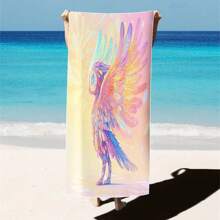 1 Piece Extra Large Beach Towel - Quick Drying, Soft, Lightweight, Sand-Free, Microfiber Material, Cute Bird Design, Ideal Gift For Women And Adults, Suitable For Pool, Travel And Swimming Summer, Holiday