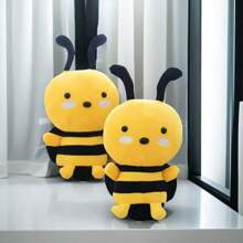 A Stuffed Bee Stuffed Animal Doll For Boys, Soft Stuffed Doll Decoration For Children's Room, Cute Stuffed Doll For Children, Suitable For Birthday Parties, Easter Christmas, Halloween, Thanksgiving, Interesting Home Sofa Decoration (Because The Fabric Is Produced In Batch, There Will Be Some Faint Color Difference, The Real Object Is Close To The Publicity Picture)