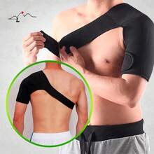 Shoulder Pad Protector Shoulder And Clavicle Support Neoprene Workout Gym Injuries - 黑色 - 查看 9