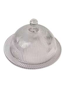 1 件简易玻璃透明蛋糕展示架，甜点盘托盘盖，适用于饼干、水果、糕点、糖果 - 無色 - 查看 14