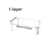 1pc Acrylic Multi-Layer Display Rack, Blind Box Storage Shelf, Collection Box, Storage Shelf, Ladder Rack For Toys And Collectibles
