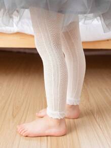 1 件装 女童休闲透气网眼丝袜打底裤紧身连裤袜 - 彩色 - 查看 15