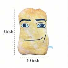 创意毛绒公仔鸡块/鸡腿可爱卡通表情玩偶 - 彩色 - 查看 3