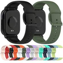 硅胶表带兼容小米 Redmi Watch 5 Active 手链表带兼容 Redmi Watch 5 Lite 硅胶运动替换表带 - 22mm - 查看 9
