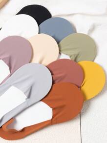 1/2/4 Pairs Of Women's Socks, Ultra-Thin Invisible Non-Slip Boat Socks, Comfortable And Soft High-Elastic Ankle Socks In Summer, Novel And Interesting Solid Color Socks, Fashionable White Socks, Suitable For Daily Travel And Party Use Boat Socks, Casual Holiday Gifts For Mother's Day, Easter, Spring And Summer, Wedding Anniversary Whimsical Gothic Style Four Seasons Gifts, Black Socks, White Socks