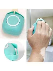 Cat/Dog Lover Gift And Dog/Cat Mom Love Pet Bath 3-Piece Set, Cute Bath Towel (Super Absorbent With Cute Embroidery) + Cat/Dog Lover Gift And Dog/Cat Mom Love Pet Bath Brush (Built-In Soap Sink) For Cat Lover And Cat Mom Loves And Dog Lover And Dog Mom Loves + Cat/Dog Lover Gift And Dog/Cat Mom Love Pet Grooming Brush (Cat/Dog Lover Gift And Dog/Cat Mom Love Pet Massage Brush, Jump Brush)