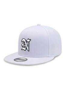 1 chiếc Mũ bóng chày Hiphop 26 chữ cái cá nhân hóa dành cho cả nam và nữ, Mũ chống nắng đa năng, Thích hợp cho phong cách đường phố ngoài trời hàng ngày vào mùa xuân/hè, Quà tặng tuyệt vời - trắng - Xem 24