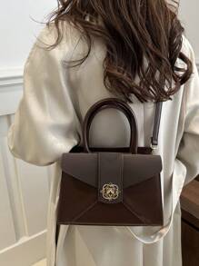 Fashionable Minimalist Elegant Handbag With Clover Lock, Suitable For Office, Parties, Daily Work And Commute, Great Gift