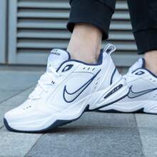 Nike Men's Air Monarch IV Cushioned Training Shoes, Casual Sports Shoes, Fashion Chunky Sneakers, 415445-102 - White - View 4