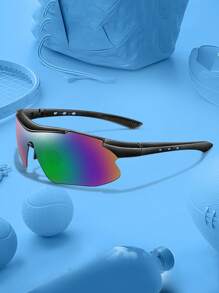 Fashion Sport Glasses For Women Cycling Glasses Running Glasses, Classic Square Frame Shades For Cycling, Running, Hiking, Shopping, Selfie, Party, Travel, Beach, Vacation. Easy Comfort Casual Outfits Outdoor Cycling Glasses For Summer Beach Vacation, Outdoor, Travel Autumn Accessories Goggles