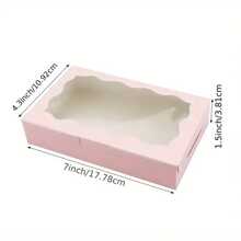 4/8/12 Pieces Pink Window Keepsake Box, Wedding, Bridal, Birthday Party, Graduation Gift Box, Reusable Paper Gift Packaging, Best Choice For Holiday Gift Boxes - Gift Box - View 3