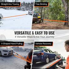 Off-Road Recovery Kit, 3" X 30', Heavy Duty Winch Recovery Kit With 30,000 Lbs Tow Strap, 44,092 Lbs D-Ring Shackles, Shackle Receiver And Storage Bag, For ATVs, Jeeps, Off-Road Vehicles, Trucks, 4 To 8 Pcs - 5 PCs - View 6