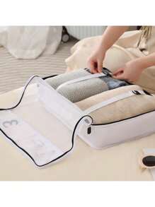 7Pcs/Set Large Capacity Foldable Storage Bag For Sorting Clothes, Pants, Underwear, Socks With Easy Access And Visibility - Space-Saving - Multicolor - View 9